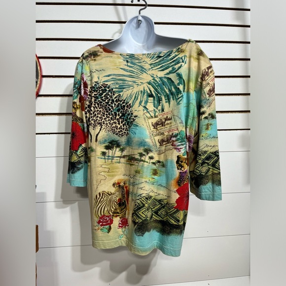 EUC Christopher & Banks pullover blouse size XL - Picture 4 of 8